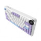 Бездротова механічна клавіатура Ajazz AK820 V2 White Peach Switch (AK820-V2-WP-PWB) Купити в Україні