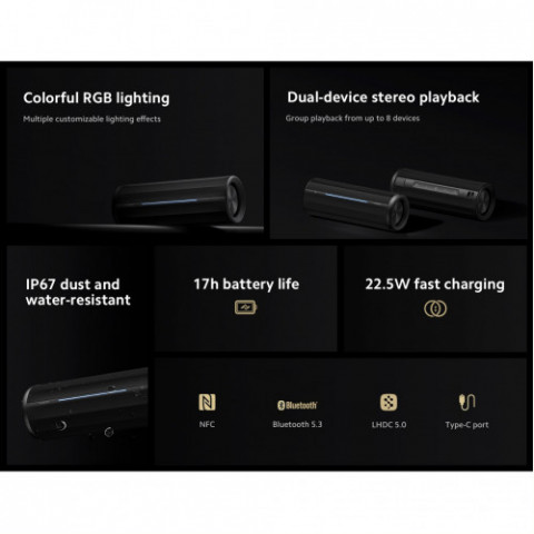Акустична система Xiaomi Bluetooth Speaker Black (QBH4275GL)