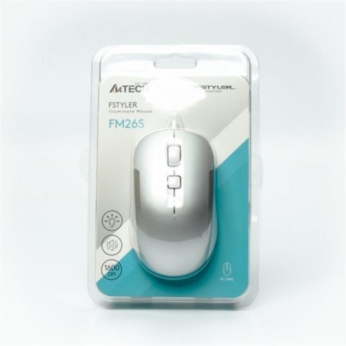 Миша A4Tech Fstyler FM26S Icy White