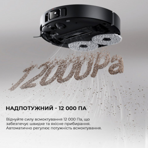 Робот-пилосос Dreame Bot X40 Ultra Complete Black (RLX63CE-2-Bl_)