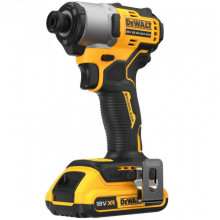 Шурупокрут ударний акумуляторний DeWalt XR Li-Ion 18В акб 2х2А·год 192Нм 3200об/хв 4200уд/хв кейс TSTAK, ЗП 0.88кг
