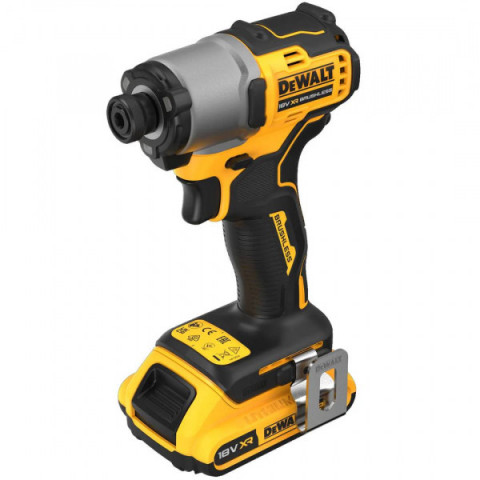 Шурупокрут ударний акумуляторний DeWalt XR Li-Ion 18В акб 2х2А·год 192Нм 3200об/хв 4200уд/хв кейс TSTAK, ЗП 0.88кг