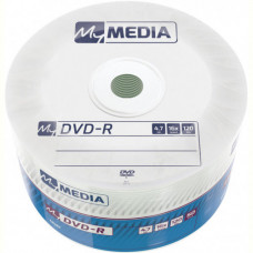 Диски DVD-R MyMedia (69200) 4.7GB, 16x, Matt Silver Wrap, 50шт