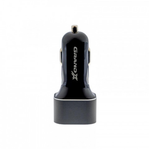 Автомобільний зарядний пристрій Grand-X (1хTypeC, 1хUSB3.1) PD 3.0, QС 3.0, AFC, FCP 36W Black (CH-29)