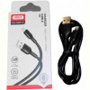 Кабель XO NB212 USB-Lightning 2.1A 1м Black (XO-NB212i-BK)