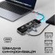 USB-хаб Promate TransHub-Pro USB Type-C Grey