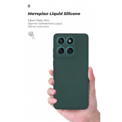 Чохол ArmorStandart ICON для Motorola Edge 60 Fusion 5G Camera cover Dark Green (ARM85594)