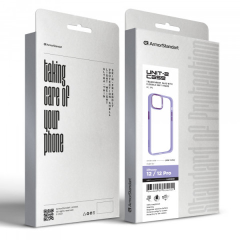 Чохол ArmorStandart UNIT2 для Apple iPhone 12 / 12 Pro Lavender (ARM74789)