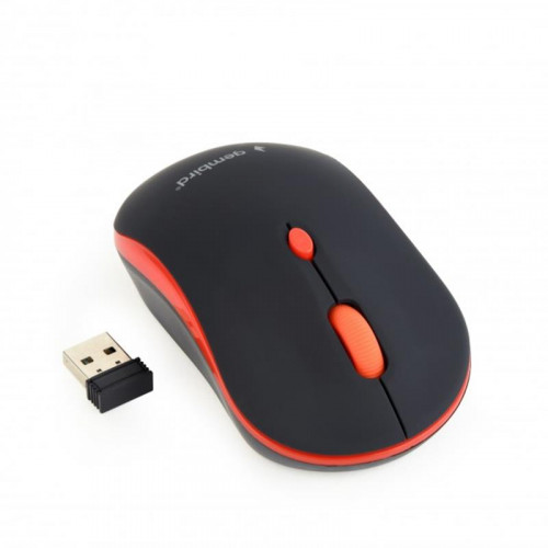 Мишка бездротова Gembird MUSW-4B-03-R Black/Red USB