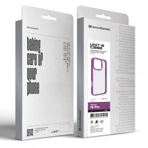 Чохол ArmorStandart UNIT2 для Apple iPhone 16 Pro Violet (ARM78771)