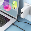 Кабель Borofone BX62 USB-USB Type-C, 100W, 1м Black (BX62CCB)