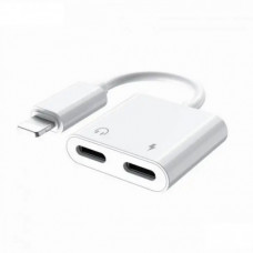 Адаптер Remax RL-LA07i Concise 2-in-1 Lightning(M) to Dual Lightning(F) White (6972174150529)