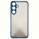 Чохол-накладка Dengos Matt для Samsung Galaxy S25 Plus SM-S936 Blue (DG-KM-143) + захисне скло