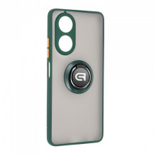 Чохол ArmorStandart Frosted Matte Ring для Samsung S23 FE 5G (SM-S711) Dark Green (ARM72714)