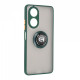 Чохол ArmorStandart Frosted Matte Ring для Samsung S23 FE 5G (SM-S711) Dark Green (ARM72714)