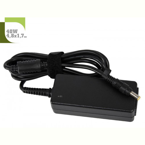 Блок живлення 1StCharger для ноутбука Asus 19V 40W 2.1A 4.8х1.7мм + каб.живл. (AC1STAS40WD3)