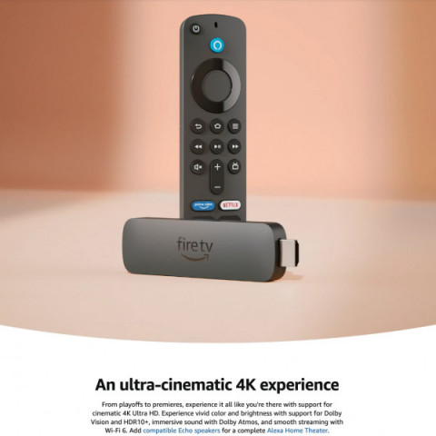 Медіаплеєр Amazon Fire TV Stick 4K Plus with AI