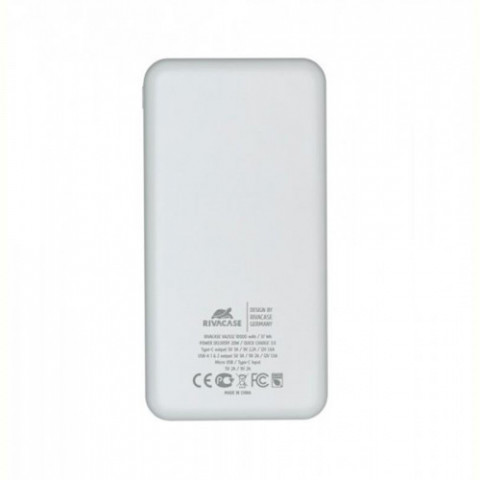 Універсальна мобільна батарея Rivacase Rivapower 10000mAh White (VA2532)