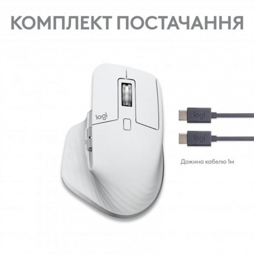 Мишка Bluetooth Logitech MX Master 3S For Mac (910-006572) Pale Grey