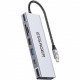 USB-хаб Essager 8 in 1 USB-C Hub with 10Gbps M.2 NVMe SSD Enclosure (EHB08-QK0G-Z)