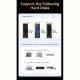 USB-хаб Essager 8 in 1 USB-C Hub with 10Gbps M.2 NVMe SSD Enclosure (EHB08-QK0G-Z)
