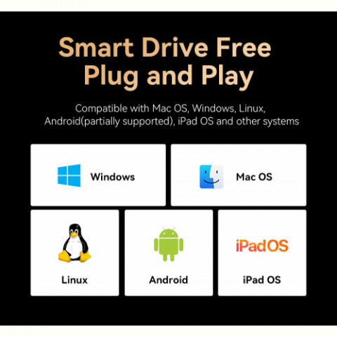 USB-хаб Essager 8 in 1 USB-C Hub with 10Gbps M.2 NVMe SSD Enclosure (EHB08-QK0G-Z)