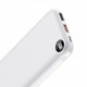 Універсальна мобільна батарея ColorWay Slim, LCD 10000mAh White (CW-PB100LPH2WT-D)