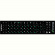 Наліпка на клавіатуру Grand-X 68 keys Green, Latin Ukr white (GXDGUA)