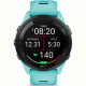 Смарт-годинник Garmin Forerunner 265 Black Bezel with Aqua Case and Aqua/Black Silicone Band (010-02810-12)