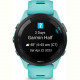 Смарт-годинник Garmin Forerunner 265 Black Bezel with Aqua Case and Aqua/Black Silicone Band (010-02810-12)