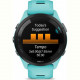Смарт-годинник Garmin Forerunner 265 Black Bezel with Aqua Case and Aqua/Black Silicone Band (010-02810-12)
