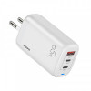 Мережевий зарядний пристрій Remax Ligil Series 65W PD + QC Fast Charger White (RP-U55)