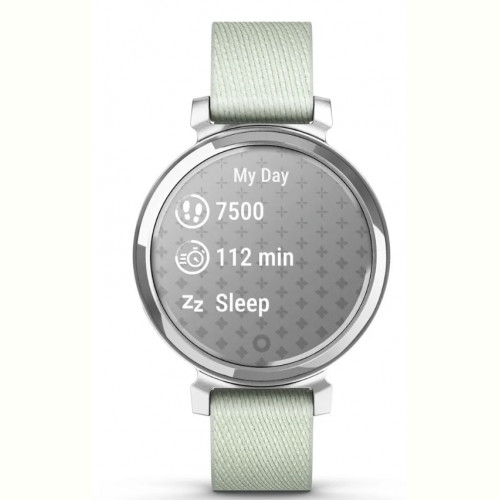 Смарт-годинник Garmin Lily 2 Silver with Sage Gray Nylon Band (010-02839-63)