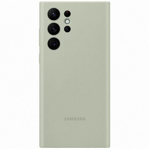 Чохол-накладка Samsung Silicone Cover для Samsung Galaxy S22 Ultra SM-S908 Olive Green (EF-PS908TMEGRU)