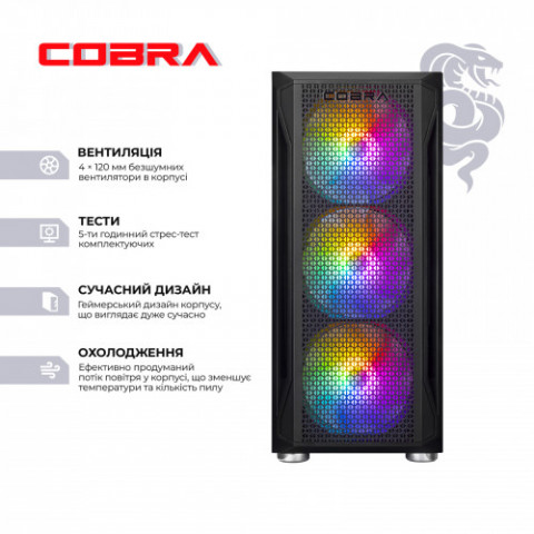 Персональний комп`ютер COBRA Advanced (I124F.32.S2.56T.23933)