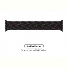 Ремінець Armorstandart Braided Solo Loop для Apple Watch 42mm/44mm/45mm/49mm Black Unity Size 8 (160 mm) (ARM64908)