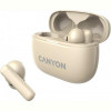 Bluetooth-гарнітура Canyon OnGo TWS-10 ANC ENC Beige (CNS-TWS10BG)