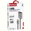 Адаптер Promate HDMI - 2xHDMI (M/F) 1 м Black (mediasplit-h2.black)