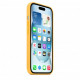 Чохол Apple iPhone 15 Silicone Case with MagSafe Sunshine (MWNA3)