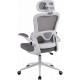 Офісне крісло GT Racer B-5880 White/Gray