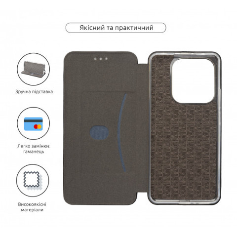 Чохол-книжка ArmorStandart G-Case для Xiaomi Redmi Note 14 4G Black (ARM79784)