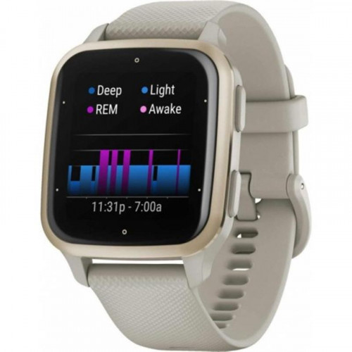 Смарт-годинник Garmin Venu Sq 2 Music French Gray/Cream Gold (010-02700-02)