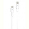 Кабель ACCLAB PwrX USB Type-C-USB Type-C 1.2 м 60W White (1283126559563)