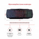 Комплект (клавіатура, мишка) Piko GX50 Black USB (1283126506208) + килимок