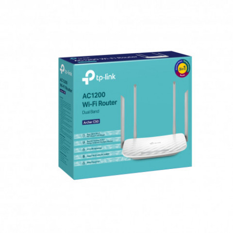 Маршрутизатор (роутер) TP-Link ARCHER C50 AC1200 (ARCHER-C50)