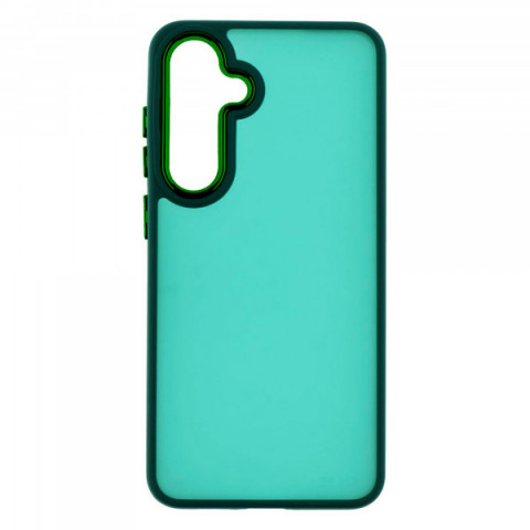 Чохол ArmorStandart Frame для Samsung S24 FE Dark Green (ARM76913)