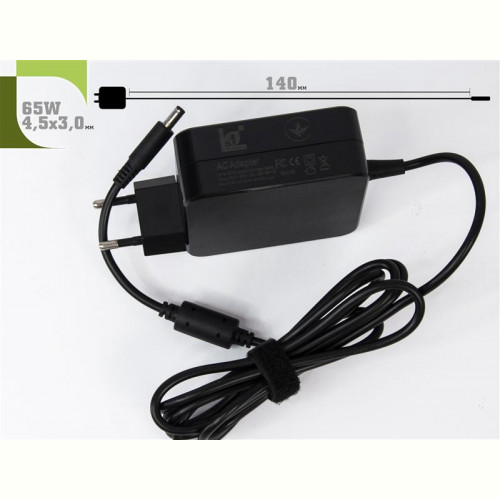 Блок живлення 1StCharger для ноутбука Dell 19.5V 65W 3.34A 4.5х3.0мм Wall Mount (WM1ST19.5V65W4530D)