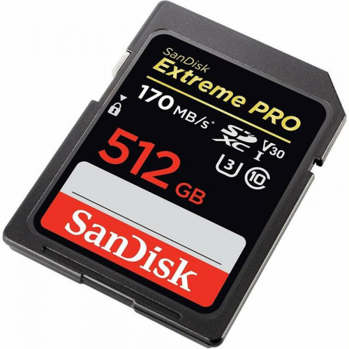 Карта пам`яті SDXC 512GB UHS-I/U3 Class 10 SanDisk Extreme Pro R170/W90MB/s (SDSDXXY-512G-GN4IN)