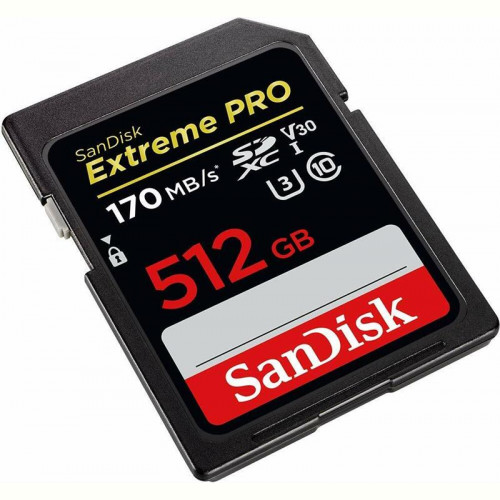 Карта пам`яті SDXC 512GB UHS-I/U3 Class 10 SanDisk Extreme Pro R170/W90MB/s (SDSDXXY-512G-GN4IN)