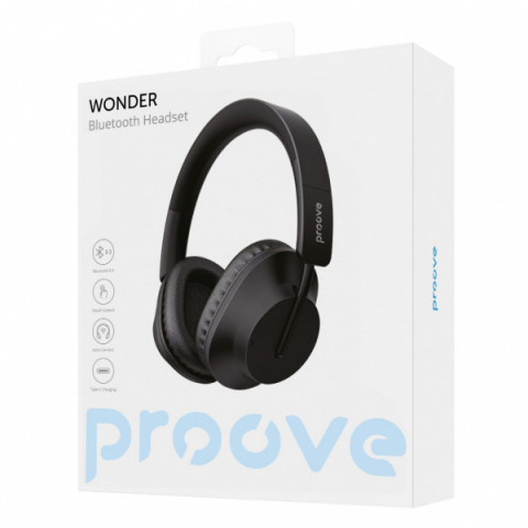 Бездротові навушники Proove Wonder black Купити в Україні